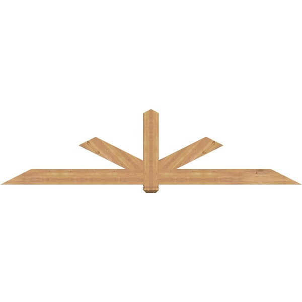 Ekena Millwork Kennewick Timber Gable Bracket, Western Red Cedar, 108"W x 27"H x 3 1/2"D x 5 1/2"F, 6/12 Pitch GBW108X27X0406KEN00SWR - main
